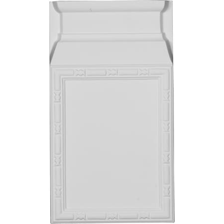 Ekena Millwork Plinth Block, Polyurethane, 11-5/8 in H, 6-1/2 in W PB06X11X01OD